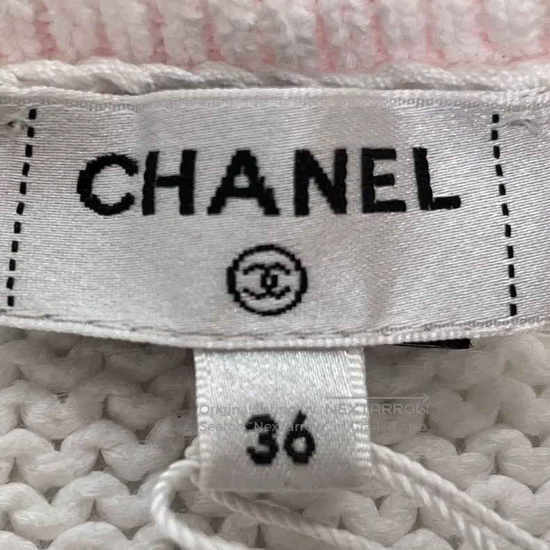 Chanel Chanel 24S white irregular knitted sweater Size XS / US 0-2 / IT 36-38 - 4 Thumbnail