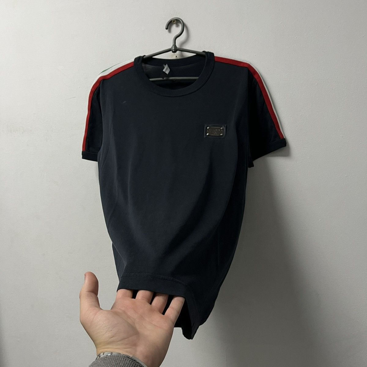 Dolce & Gabbana Vintage Dolce Gabbana Metal Logo T Shirt Size US M / EU 48-50 / 2 - 6 Thumbnail