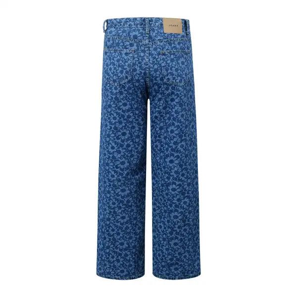 Other Street men's digital print flower casual straight jeans Size US 32 / EU 48 - 3 Thumbnail