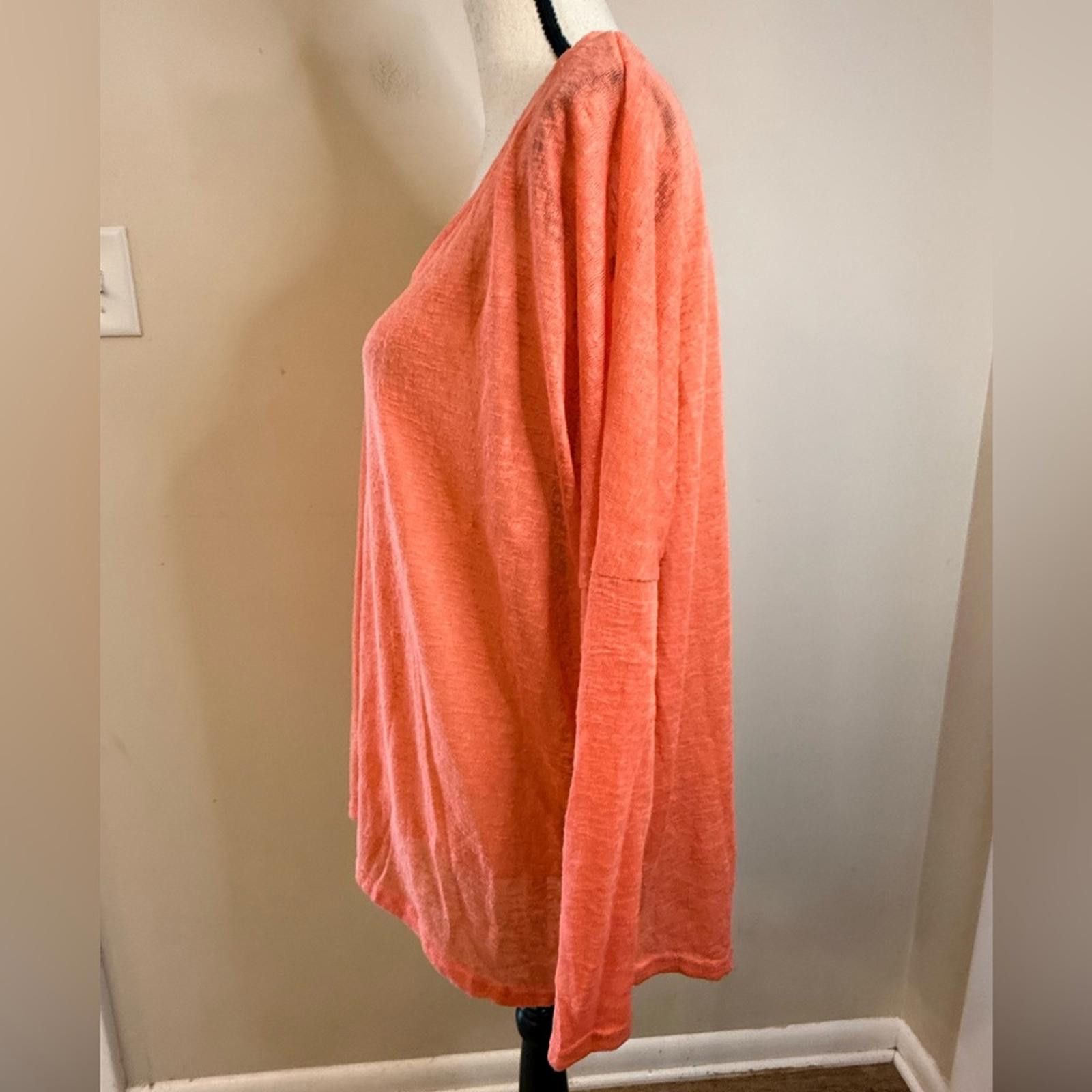 Other Umgee orange lightweight sweater long sleeves SZ M Size M / US 6-8 / IT 42-44 - 3 Thumbnail