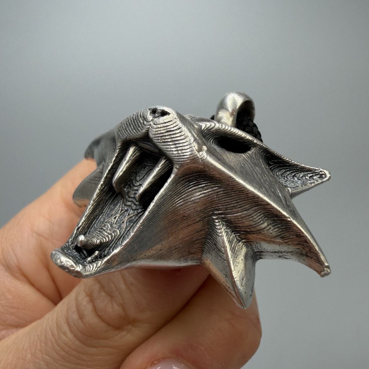 Sterling Silver Vintage 925 Sterling Silver Fantasy Cat Pendant Necklace 34g Size ONE SIZE - 5 Thumbnail