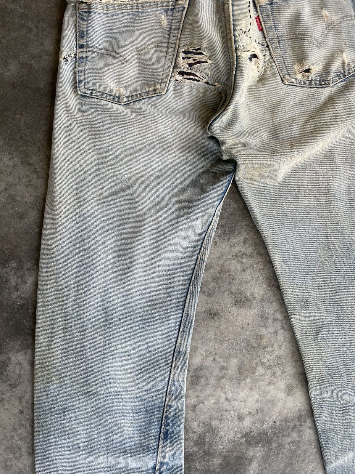 Levi's VTG 80s Levi's 501 Redline #524 #boro Size US 30 / EU 46 - 12 Thumbnail