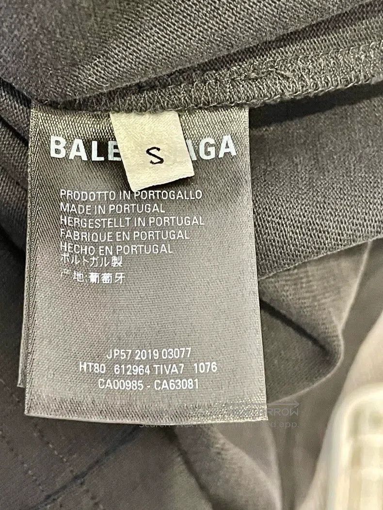 Balenciaga Balenciaga Capital X Printed Loose Black Short Sleeve T-Sh Size US S / EU 44-46 / 1 - 5 Thumbnail