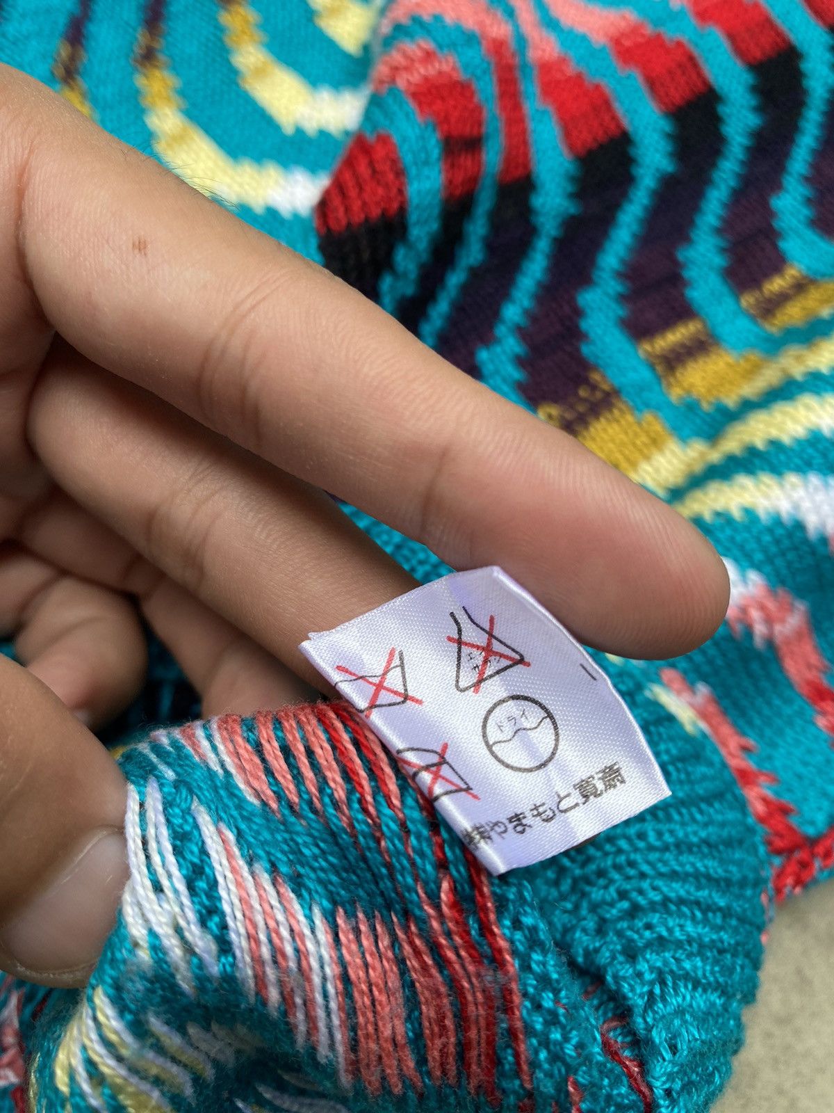 Japanese Brand × Kansai Yamamoto Kansai Yamamoto Wave Knit Sweatshirt Size US M / EU 48-50 / 2 - 4 Thumbnail