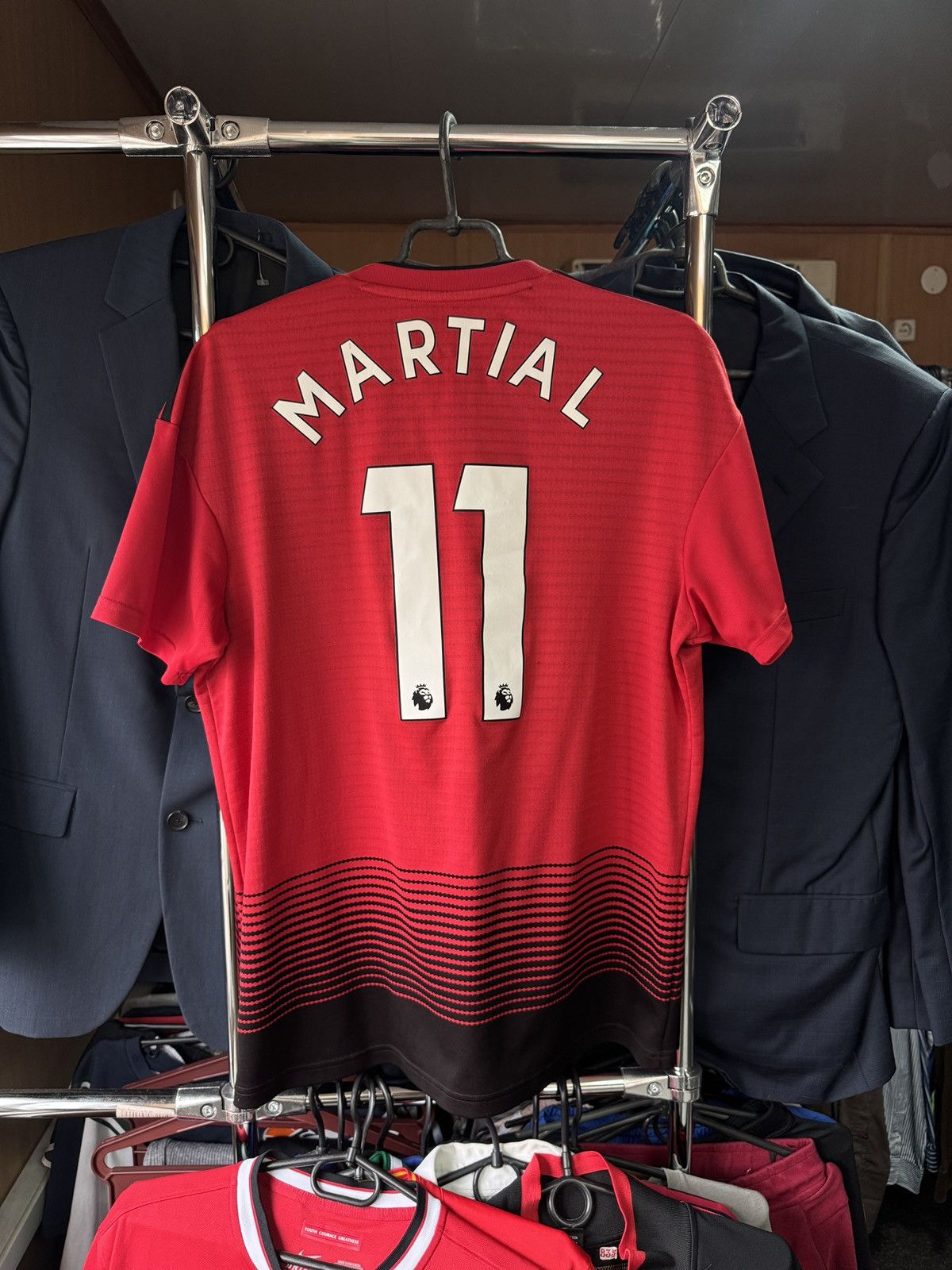 Adidas × Vintage Mens Adidas Anthony Martial Manchester United T-shirt tee Size US L / EU 52-54 / 3 - 1 Thumbnail