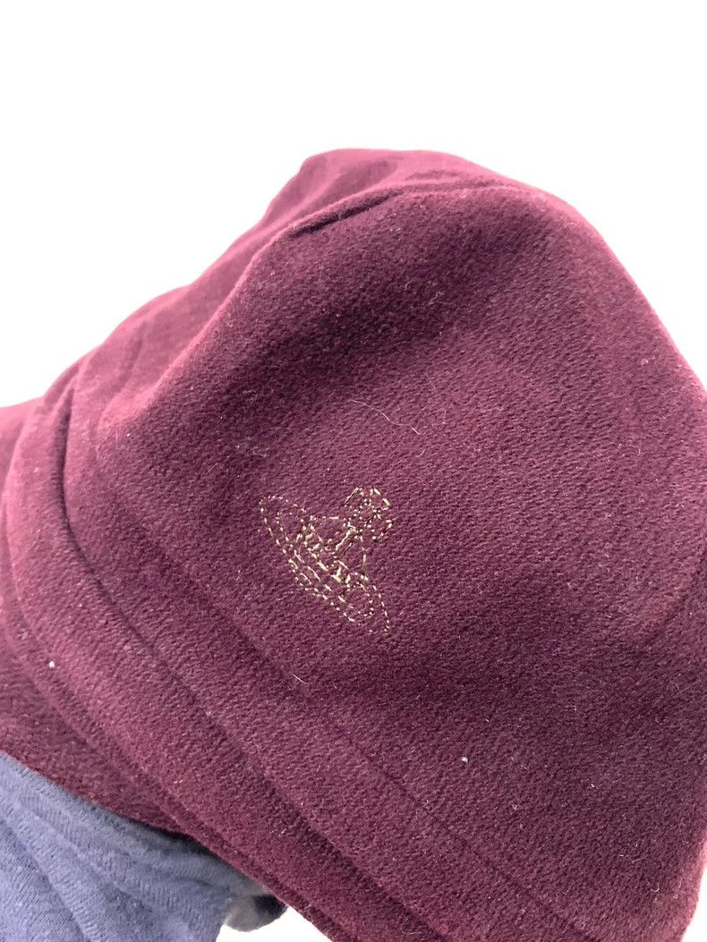 Vivienne Westwood Vivienne Westwood Old wine-red newsboy hat Size ONE SIZE - 2 Thumbnail