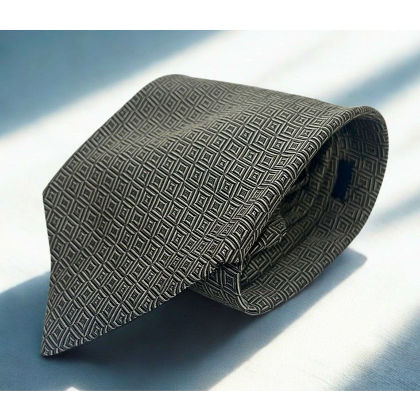 Polo Ralph Lauren Polo Ralph Lauren Handmade Silk Tie Geometric Diamond Size ONE SIZE - 2 Thumbnail