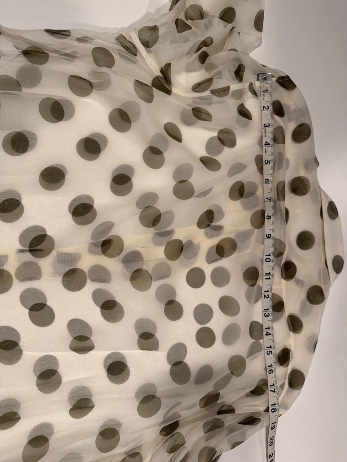 Saint Laurent Paris Saint laurent sheer transparent silk shirt. 41/16. $2100 Size US L / EU 52-54 / 3 - 7 Thumbnail