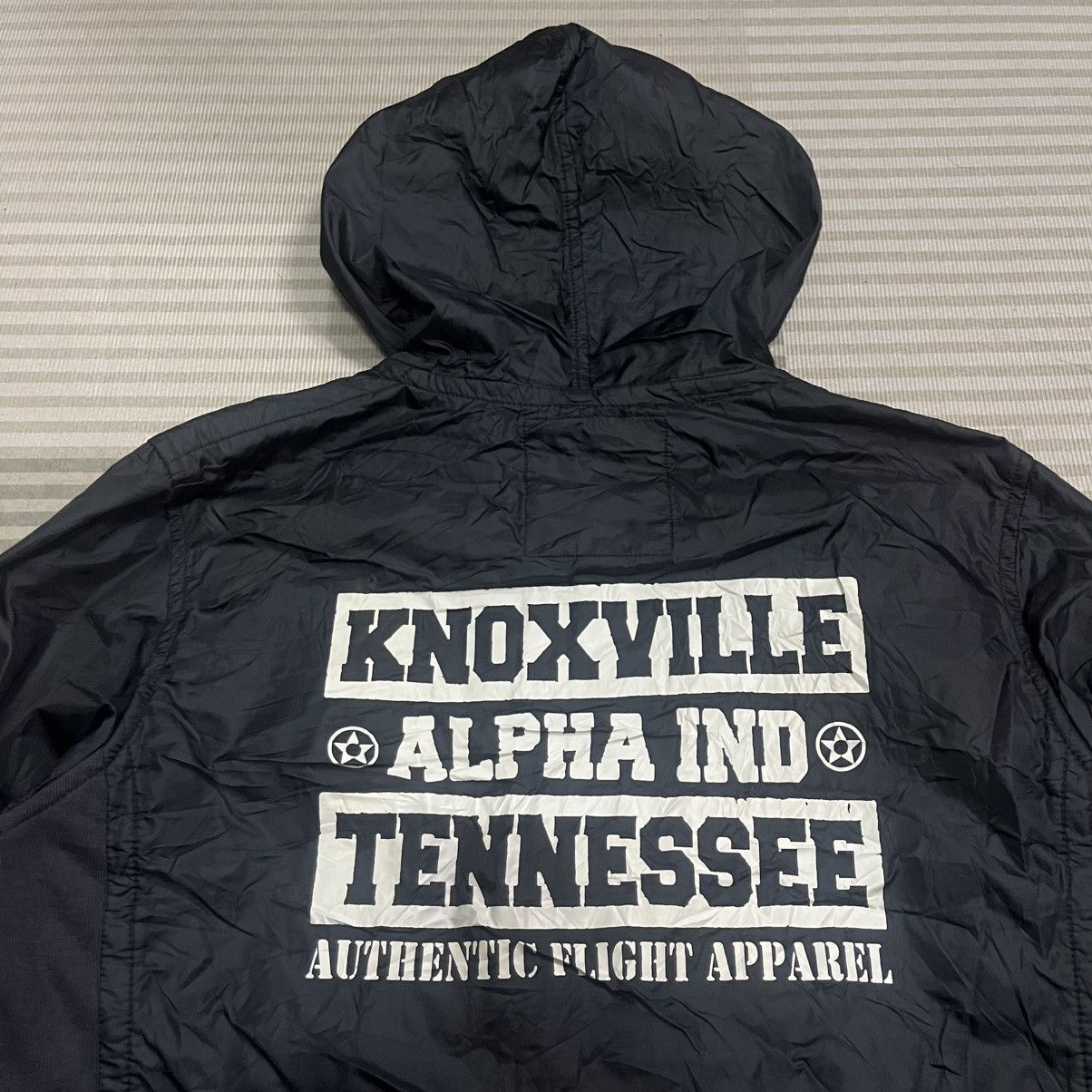 Alpha Industries Alpha Industries Navy Blue Hooded Light Jacket Size M Size US M / EU 48-50 / 2 - 16 Thumbnail
