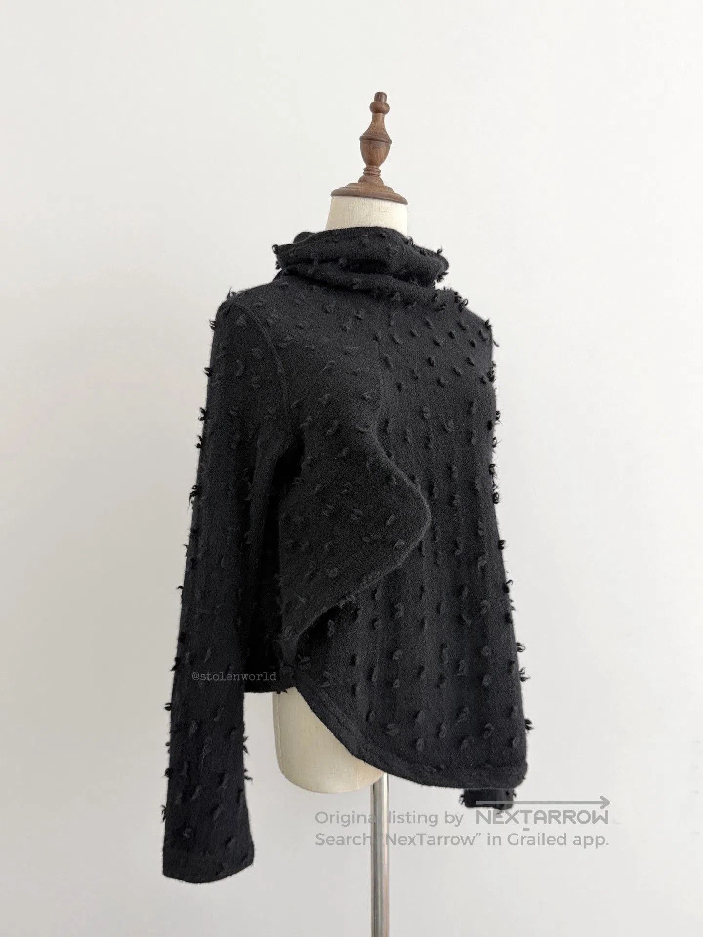 Comme des Garcons Comme des Garçons Deconstructed Turtleneck Top. Size M / US 6-8 / IT 42-44 - 3 Thumbnail