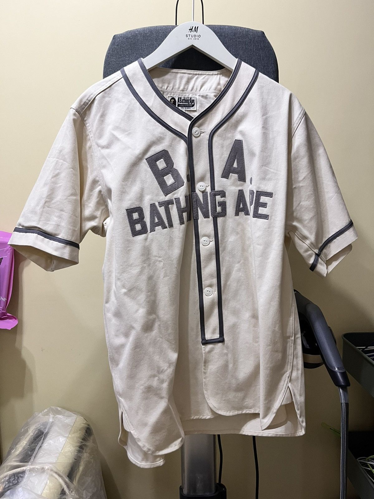 Bape Bape baseball jersey Size US L / EU 52-54 / 3 - 1 Thumbnail