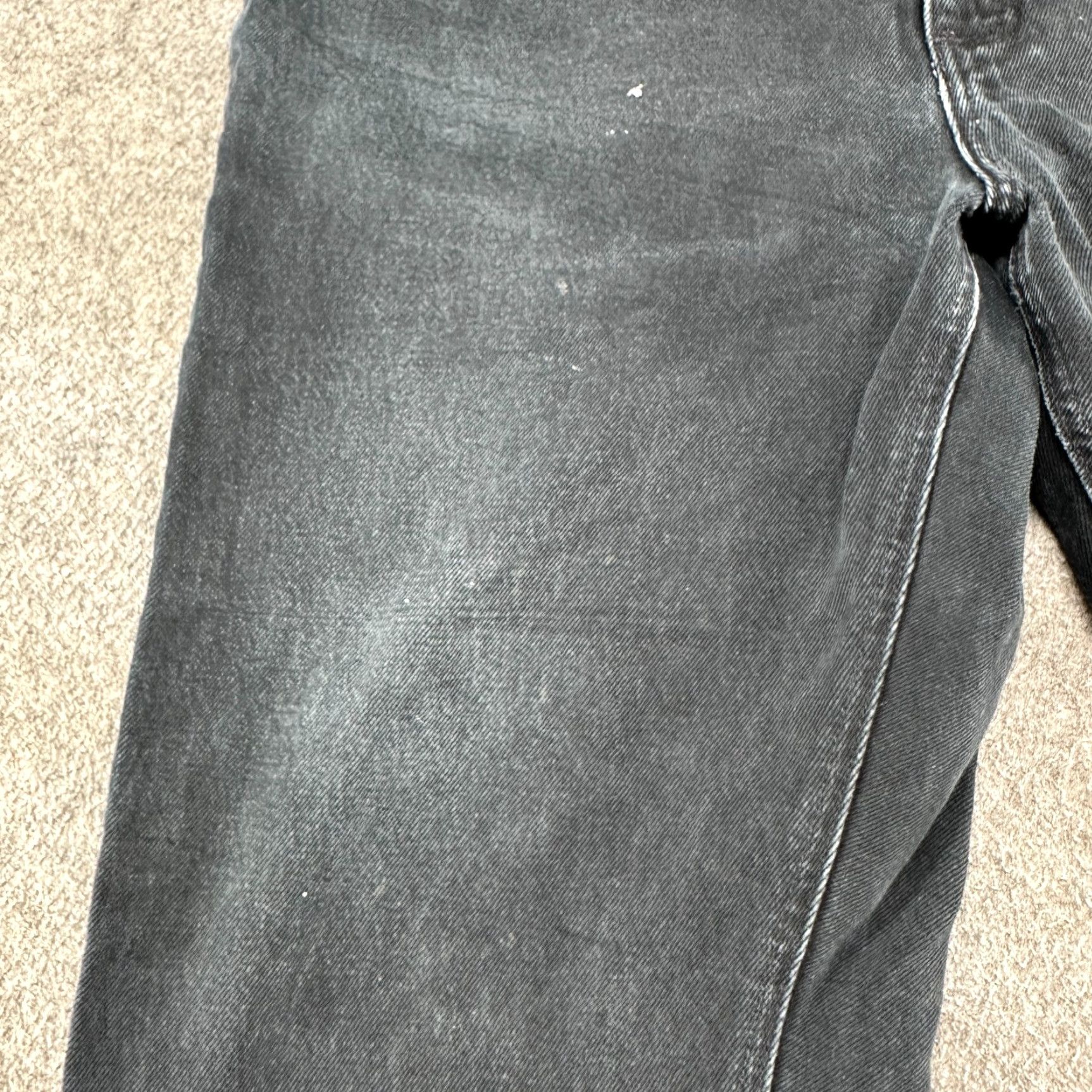 Carhartt Carhartt Jeans Mens 42x34 Black Carpenter Relaxed Dark Wash Denim B161 Size US 42 / EU 58 - 4 Thumbnail