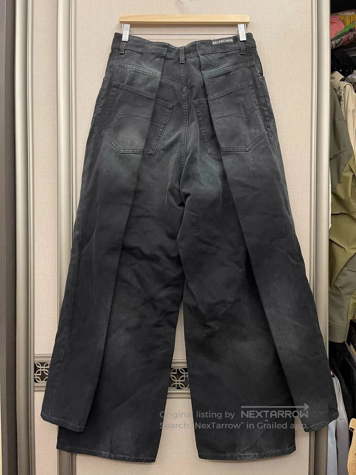 Balenciaga balenciaga baggy black wide. Size US 26 / EU 42 - 2 Thumbnail