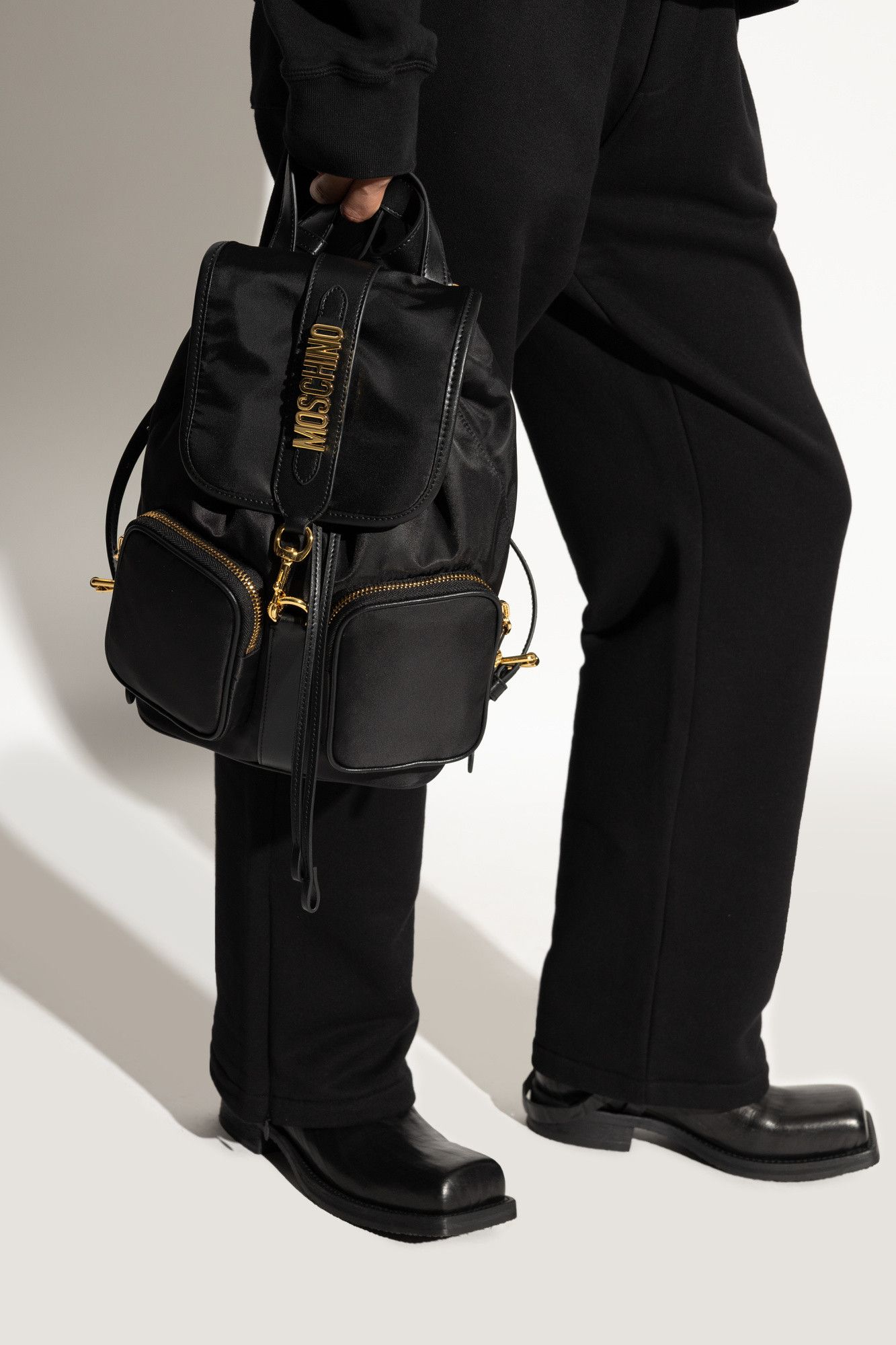 Moschino o1s22i1n0824 Size: OS / Backpack Bag in Black Size ONE SIZE - 2 Thumbnail