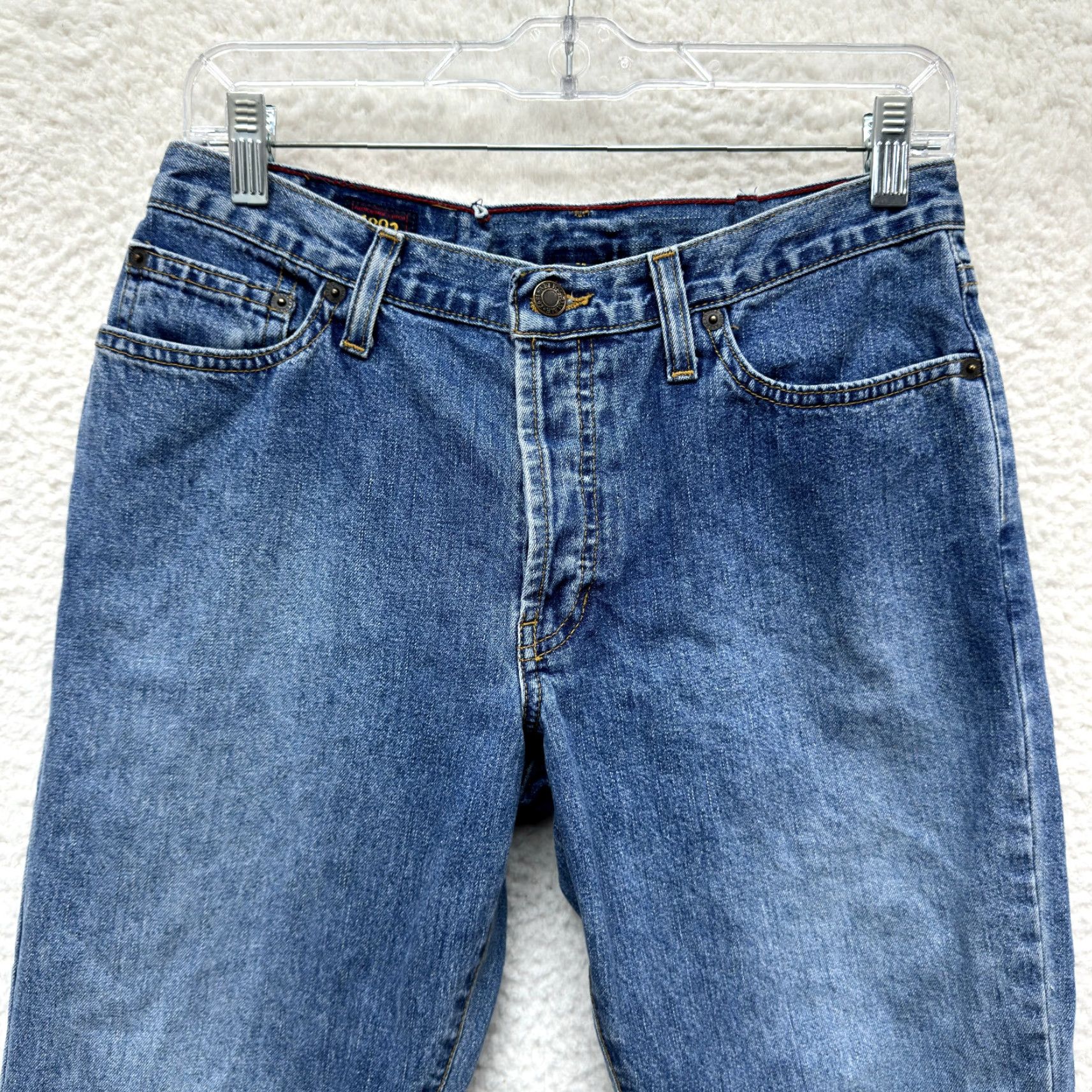 Abercrombie & Fitch VINTAGE Abercrombie Jeans 6 Womens Bootcut Flare Mid Rise Medium Wash Denim Jeans fits 1990s Womens Size 28" / US 6 / IT 42 - 3 Thumbnail