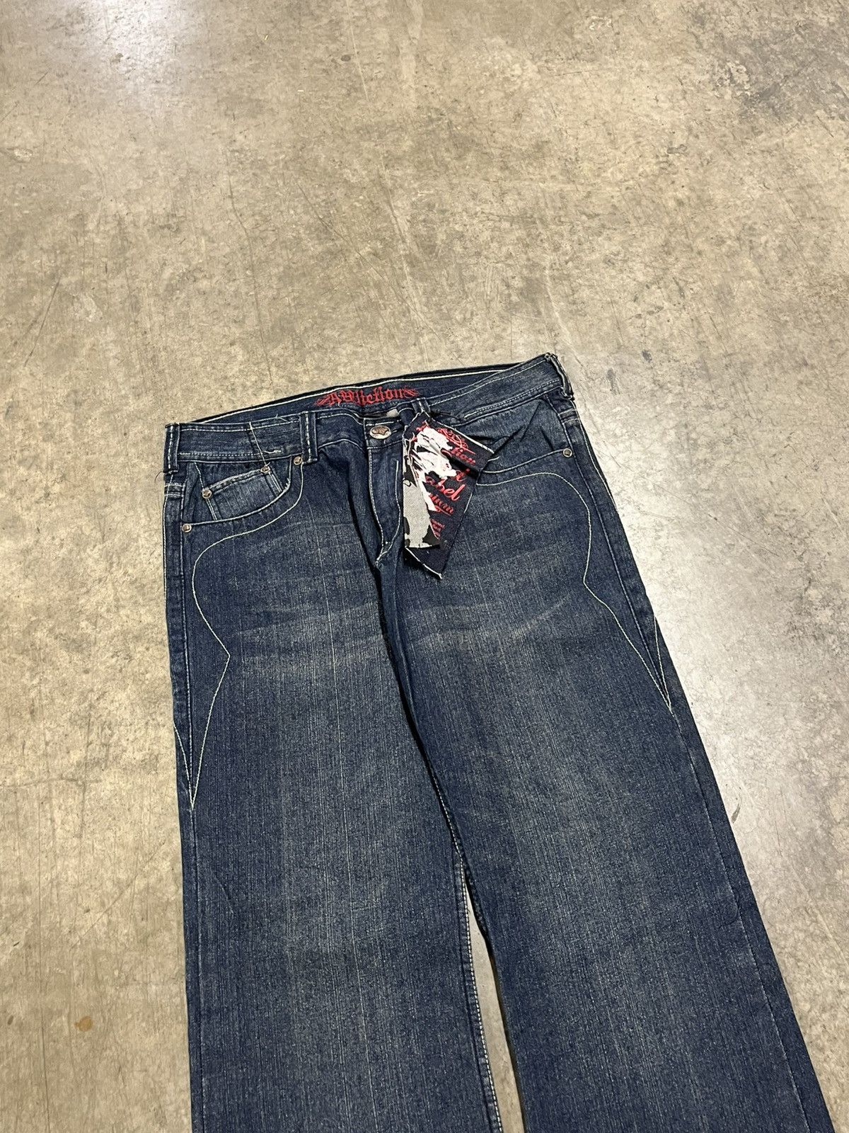 Affliction × Vintage Affliction denim y2k baggy fit skater grunge opium hype NWT Size US 36 / EU 52 - 8 Thumbnail
