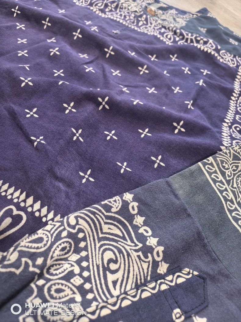 Visvim Visvim 17SS ICT KERCHIEF TUNIC (VNTG BANDANA) Cashew Flowe Size US M / EU 48-50 / 2 - 2 Thumbnail
