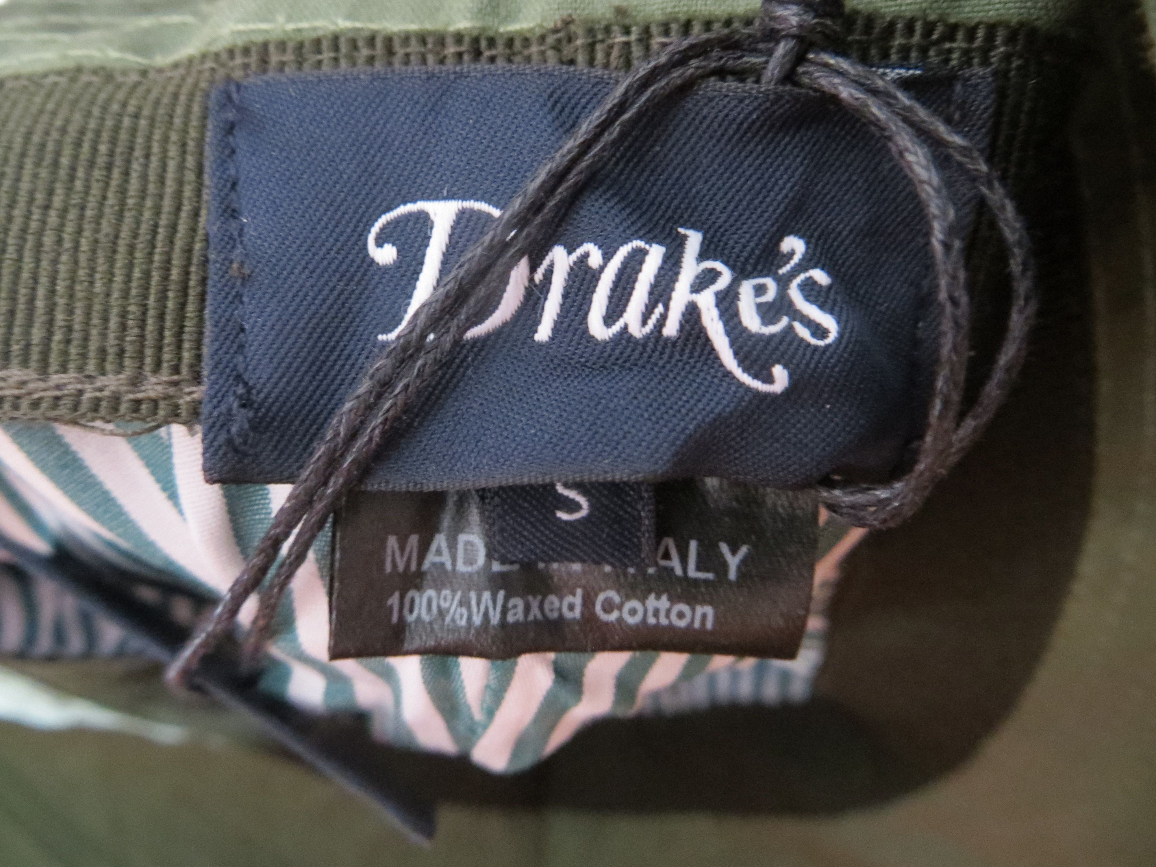 Drake's waxed bucket hat size s Size ONE SIZE - 3 Thumbnail