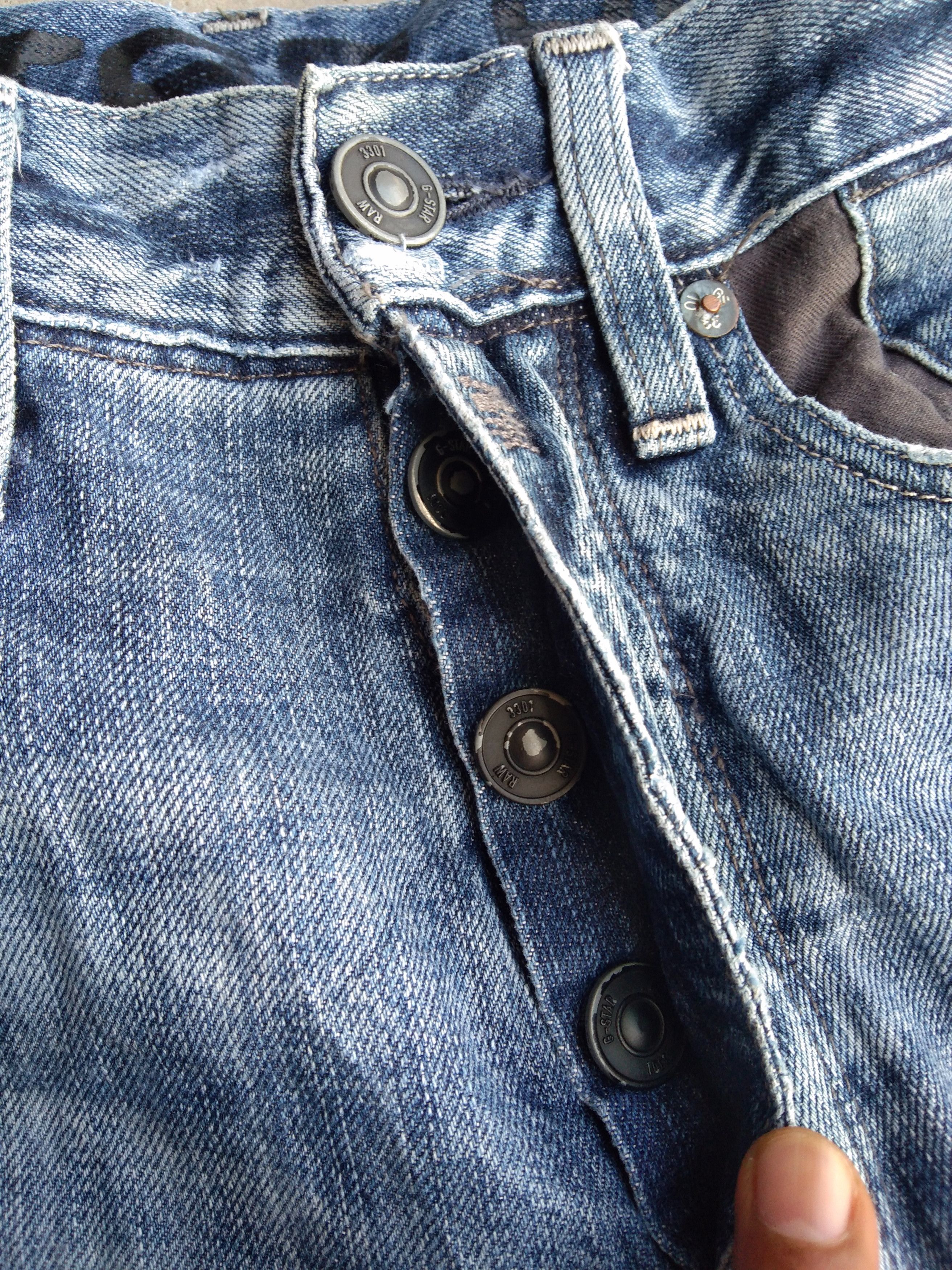 G-Star G Star Raw ZIPPED Jeans 32x35 Size US 32 / EU 48 - 8 Thumbnail
