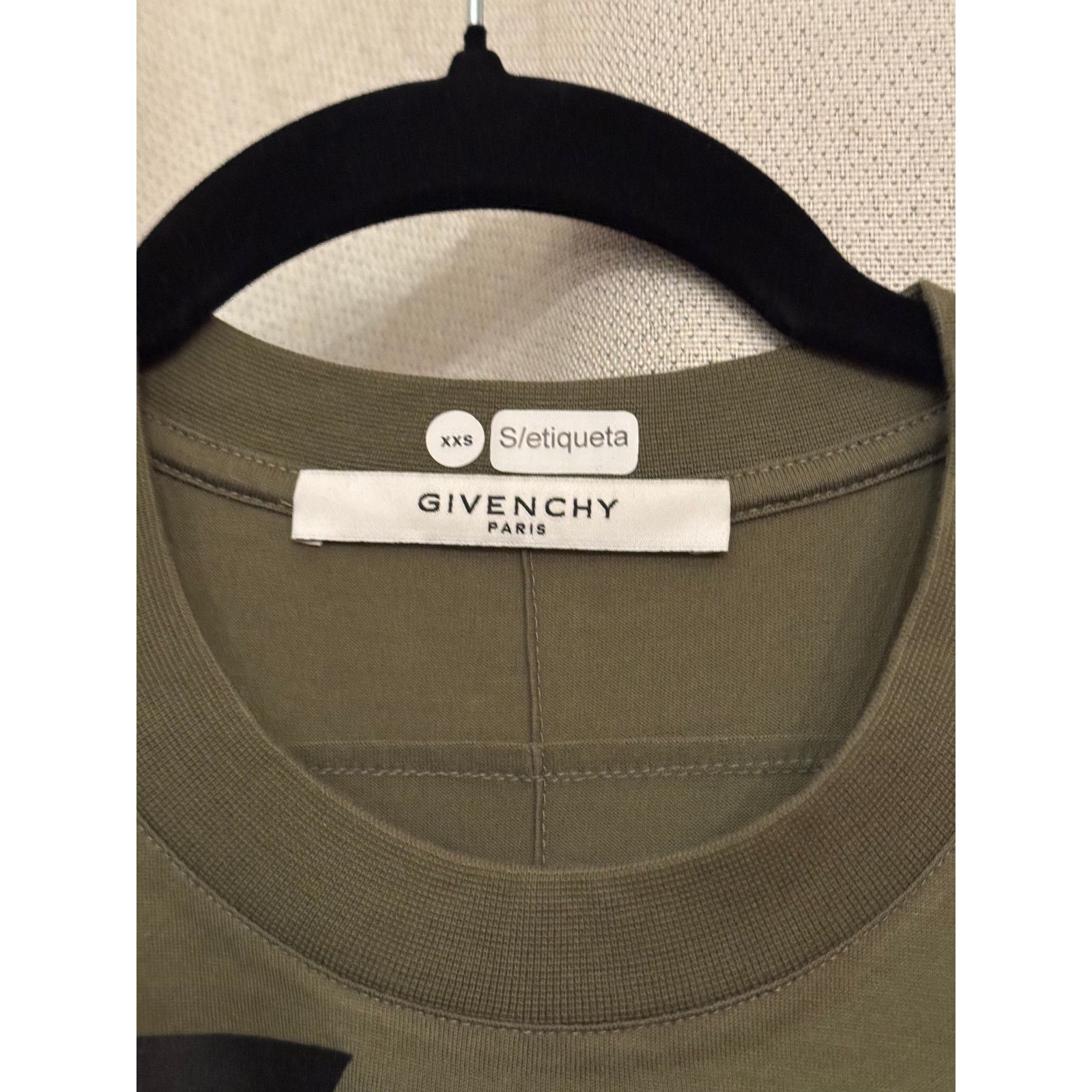 Givenchy FW17 Givenchy 'Columbian Optical Wing Print' Tee Olive m xxs Size US XXS / EU 40 - 3 Thumbnail