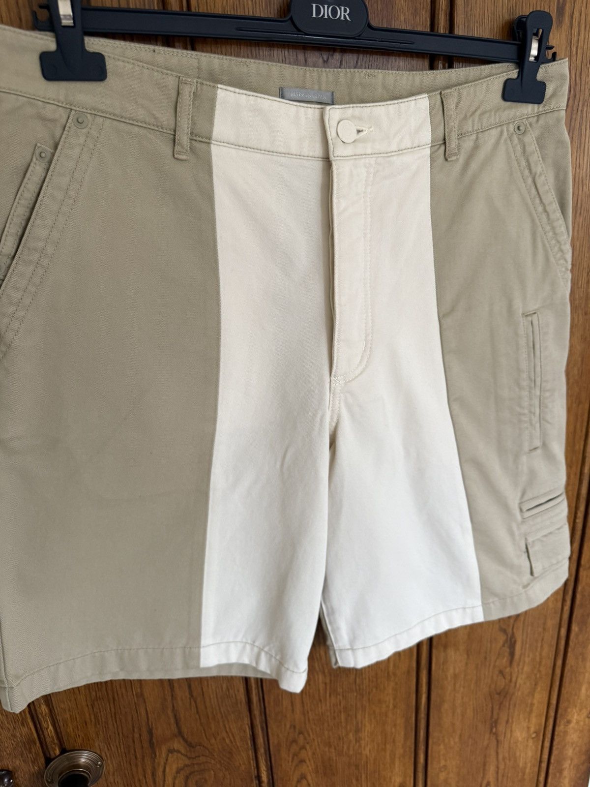 Dior SS24 $2k Dior 2 tone denim jean shorts 48 Logo Kim Jones 48 Size US 32 / EU 48 - 14 Thumbnail