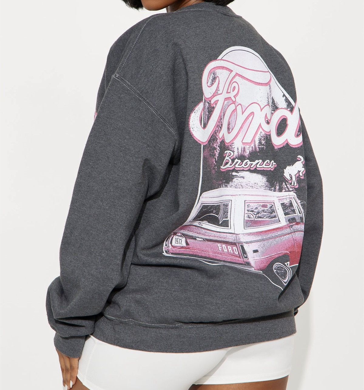 Fashion Nova Ford bronco pull over crew sweatshirt Size M / US 6-8 / IT 42-44 - 1 Thumbnail