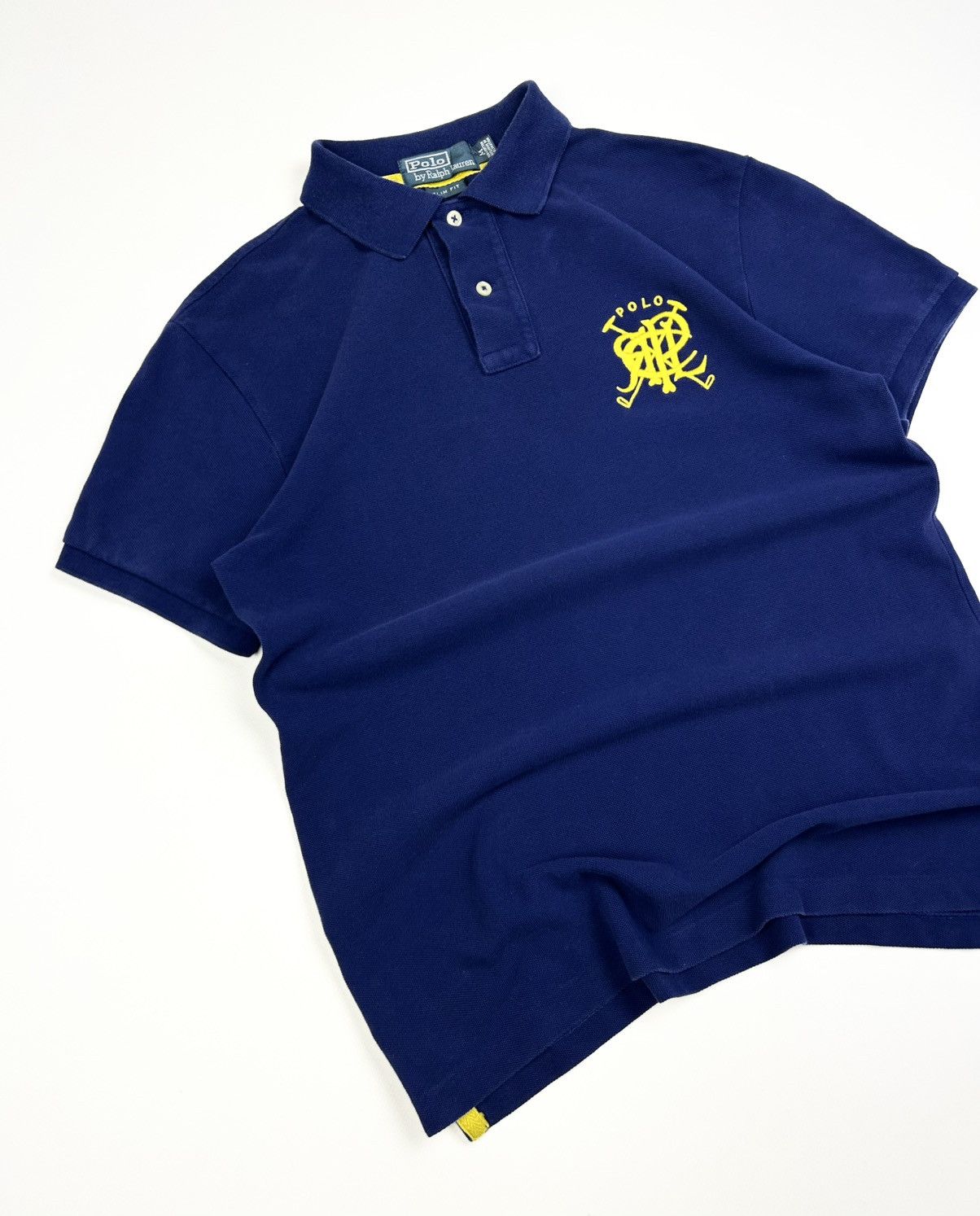 Polo Ralph Lauren × Vintage Vintage Polo Ralph Lauren Polo Shirt Embroidered Logo Y2K Size US M / EU 48-50 / 2 - 2 Thumbnail
