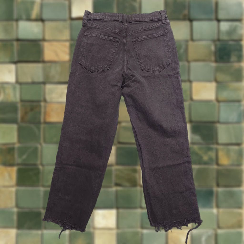 Abercrombie & Fitch Abercrombie & Fitch The '90s High Rise Straight Jeans 28/6S Crop Brown Women Vintage No 90s Theme Mens Womens Size 28" / US 6 / IT 42 - 1 Thumbnail