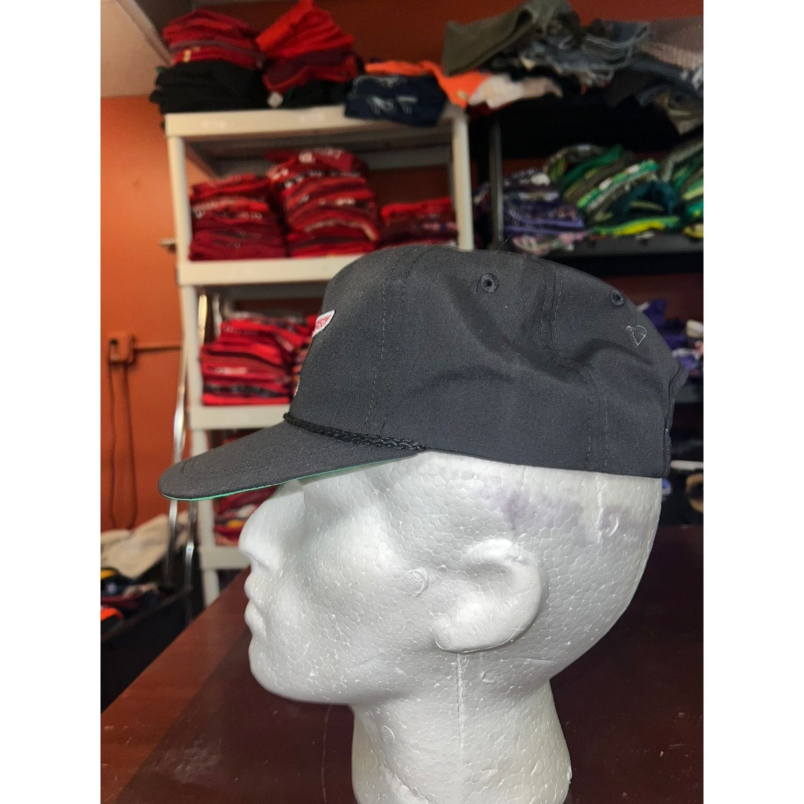 Vintage Vintage Denver Roper Hat Stewart & Stevenson Black Cap VTG Size ONE SIZE - 3 Thumbnail