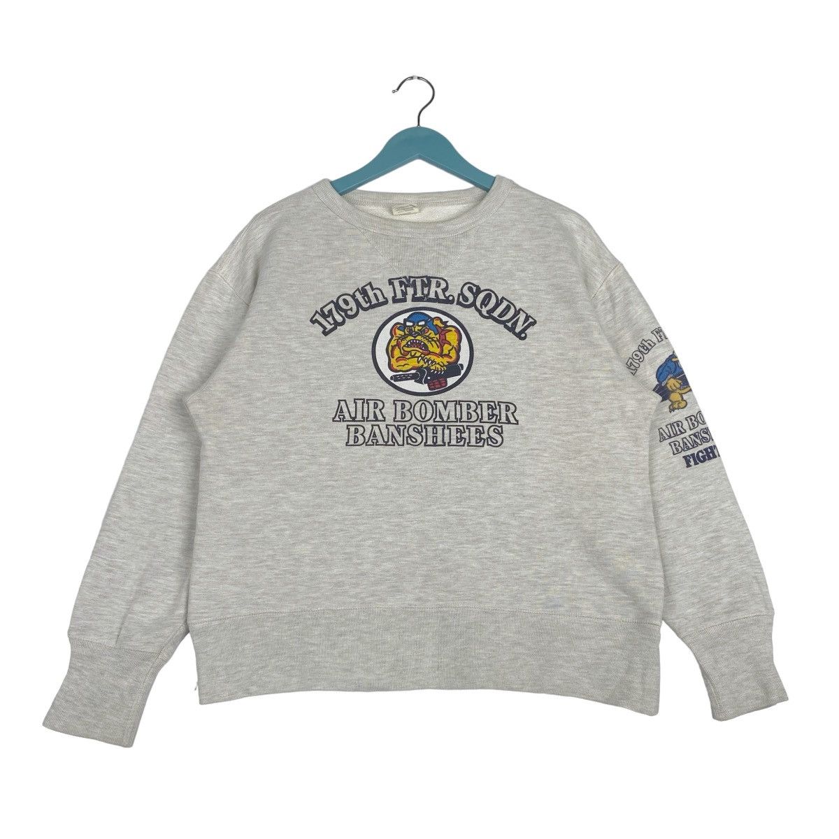 Designer × Vintage Air Bomber Banshees Sweatshirt Crewneck Pullover Jumper Size US M / EU 48-50 / 2 - 1 Thumbnail