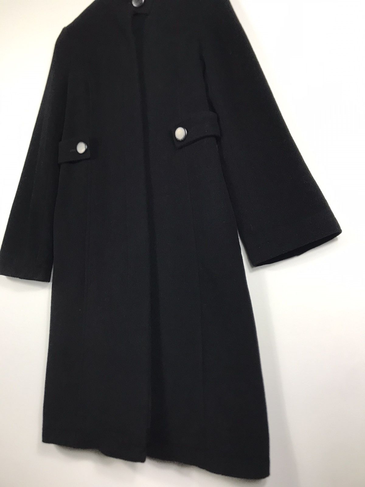 Jil Stuart ⚡️Vintage Jill Stuart Wool Button Long Coat Jacket Size M / US 6-8 / IT 42-44 - 3 Thumbnail