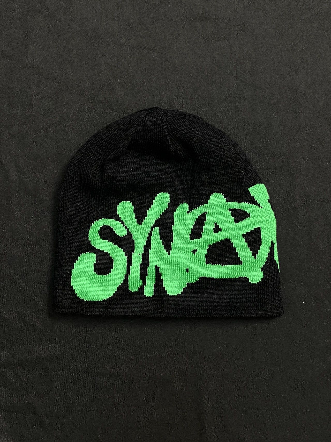 Japanese Brand Rare Syna World Synarchy Reversible No Cuff Knit Beanie OS Size ONE SIZE - 1 Thumbnail