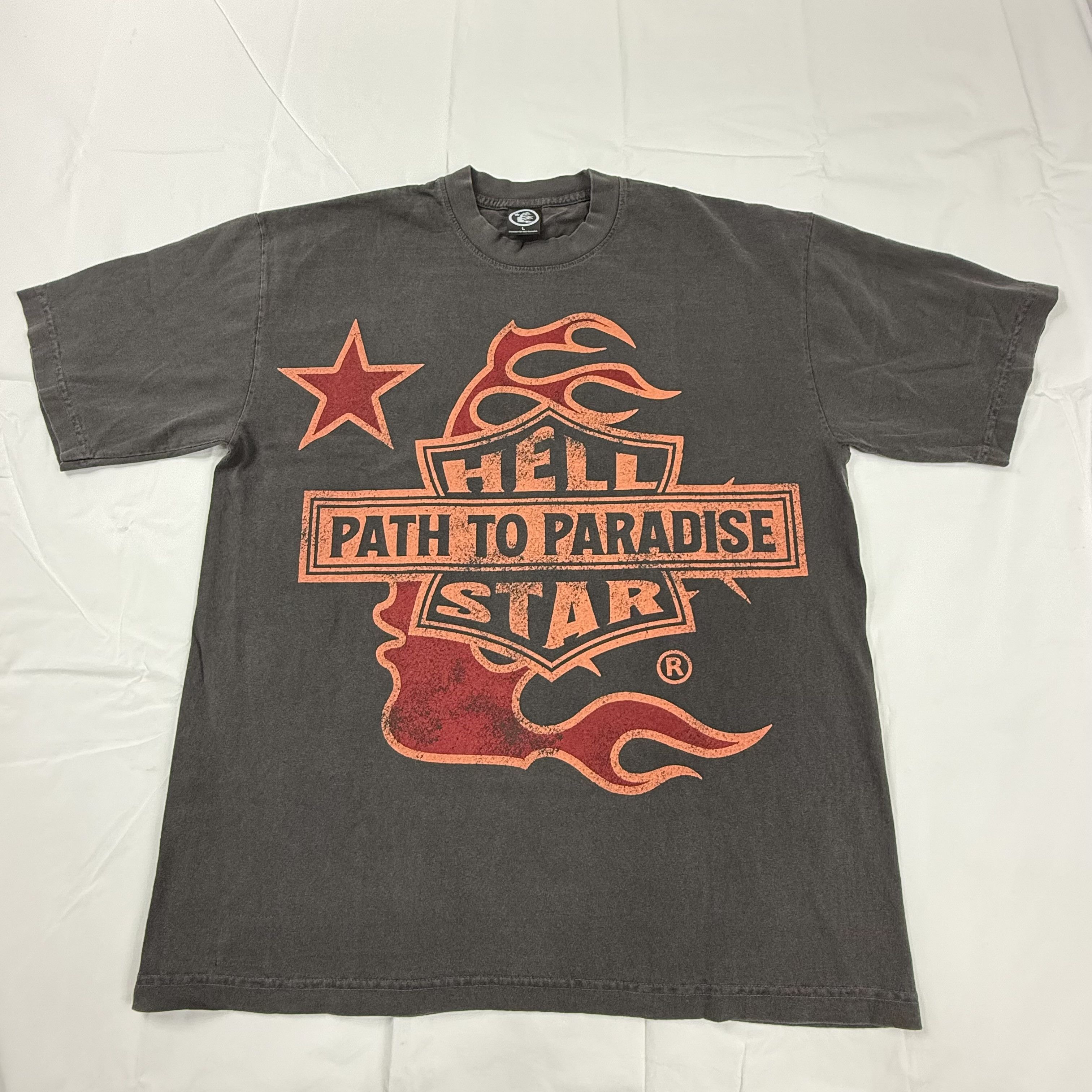 HELLSTAR Hellstar 2023 Exclusive Tour T-Shirt Faded Black Size US L / EU 52-54 / 3 - 1 Thumbnail