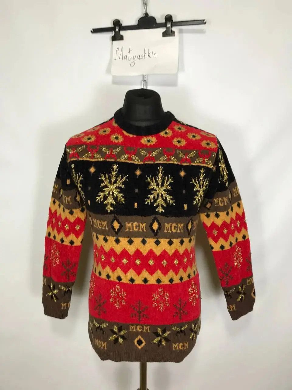 MCM × Vintage Vintage MCM monogramm sweater Size US S / EU 44-46 / 1 - 1 Thumbnail
