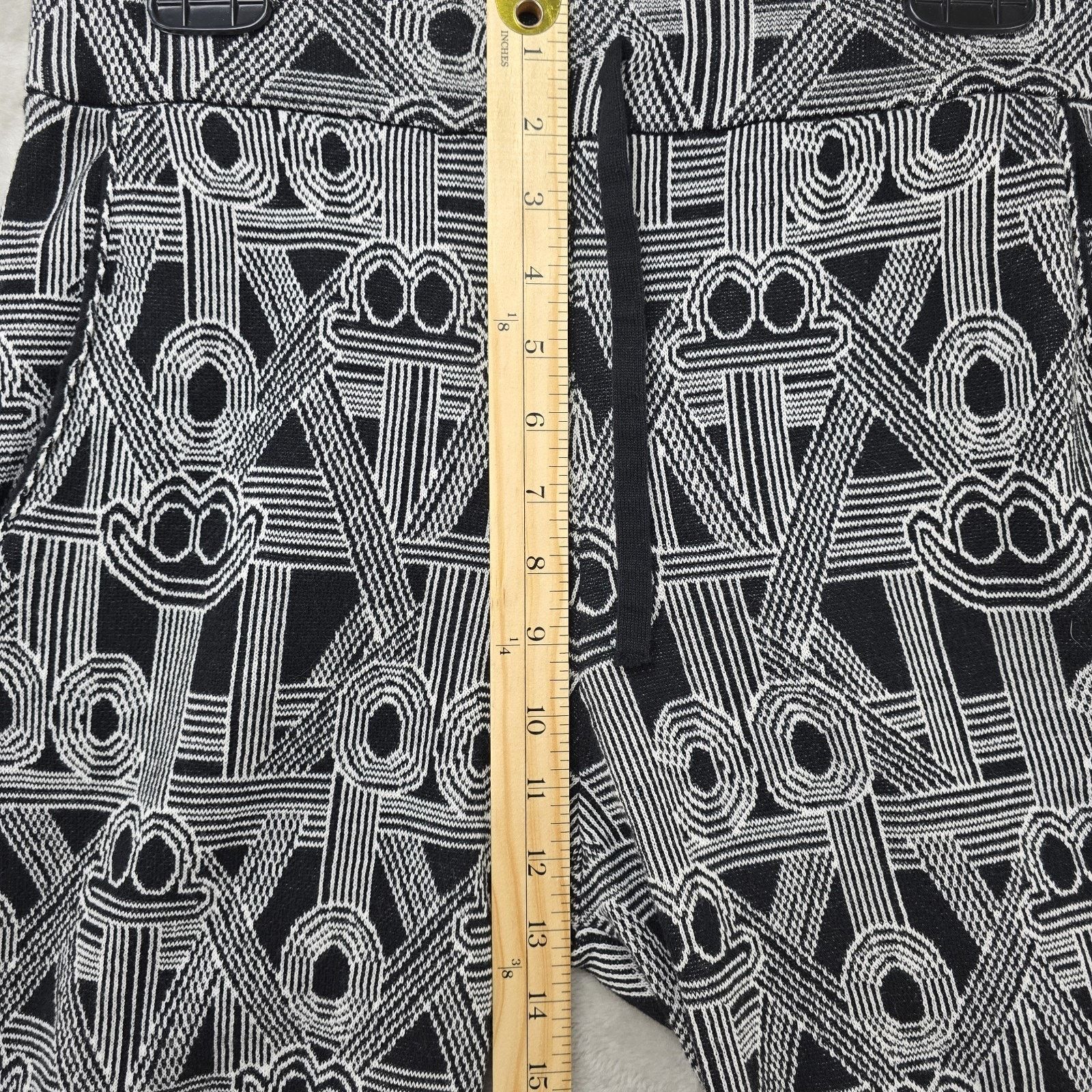 Zara Zara x Diaz Faes Woven Shorts Mens Small Black AOP Juan Art Size US 30 / EU 46 - 10 Thumbnail