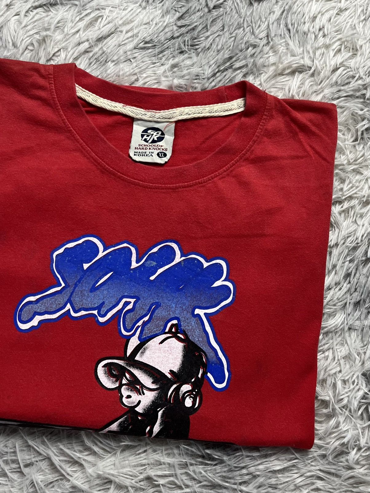 Southpole Vintage sohk school of hard knocks T-shirt Size US XL / EU 56 / 4 - 2 Thumbnail