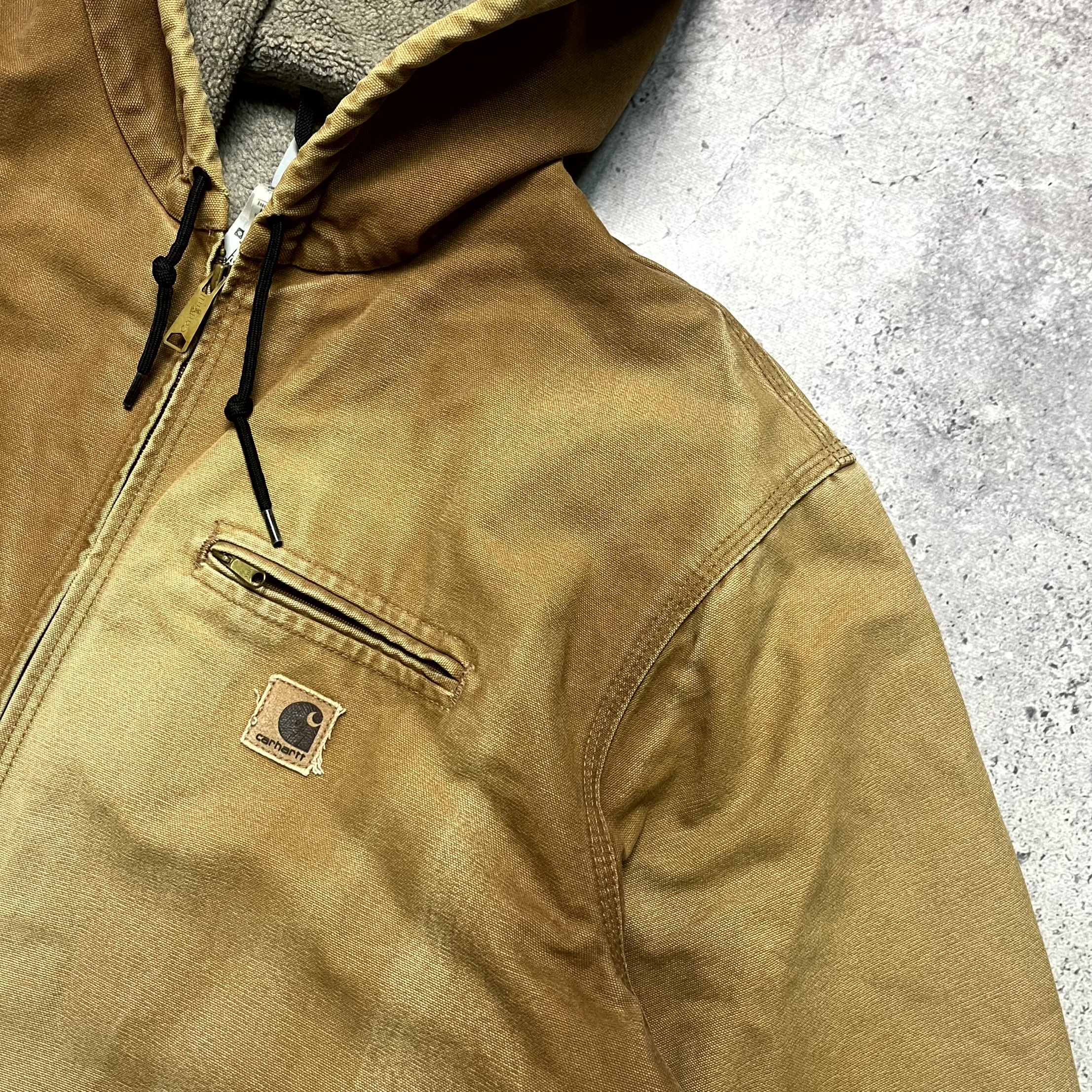 Vintage Carhartt Active Sandstone Sherpa Jacket Size XL