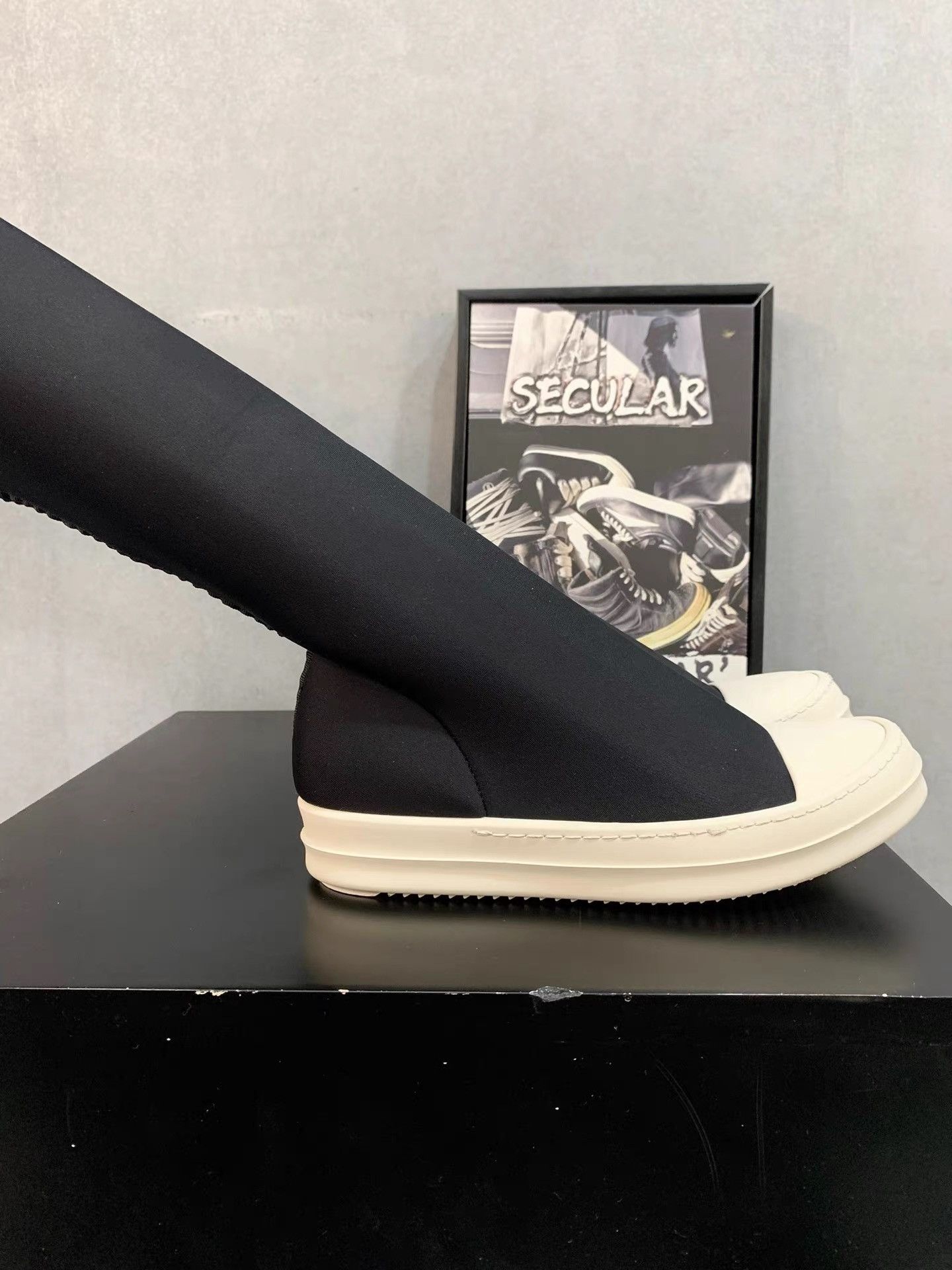 Rick Owens Rick Owens Over-the-Knee Goddess Boots K34 Size US 5 / IT 35 - 4 Thumbnail