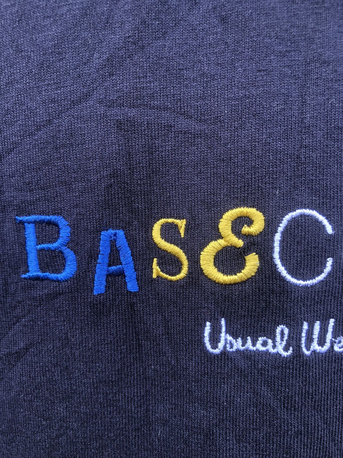 BASE CONTROL Vintage Y2K Base Control Embroidered Spellout Tshirt Size US S / EU 44-46 / 1 - 6 Thumbnail
