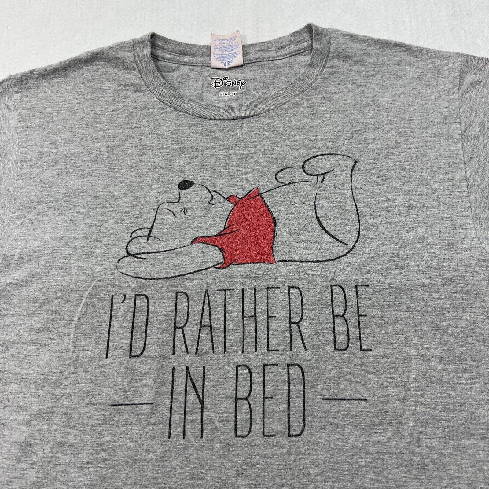 Disney Disney Winnie The Pooh 'Rather Be In Bed' Graphic Tee Size US S / EU 44-46 / 1 - 2 Thumbnail