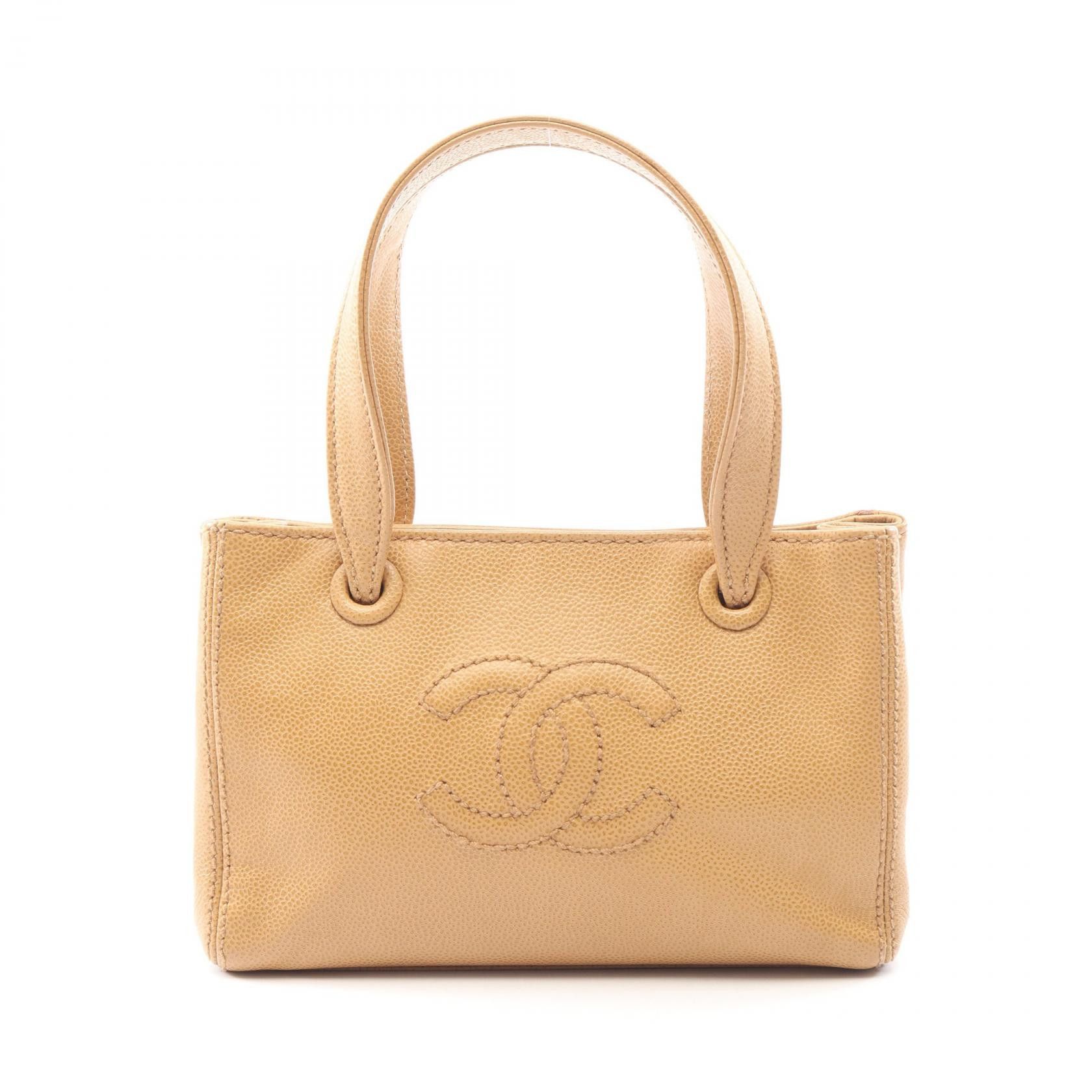 Chanel Chanel Chanel Coco Mark Calf Mini Handbag Leather Handbag DUTY FREE for USA Size ONE SIZE - 1 Thumbnail