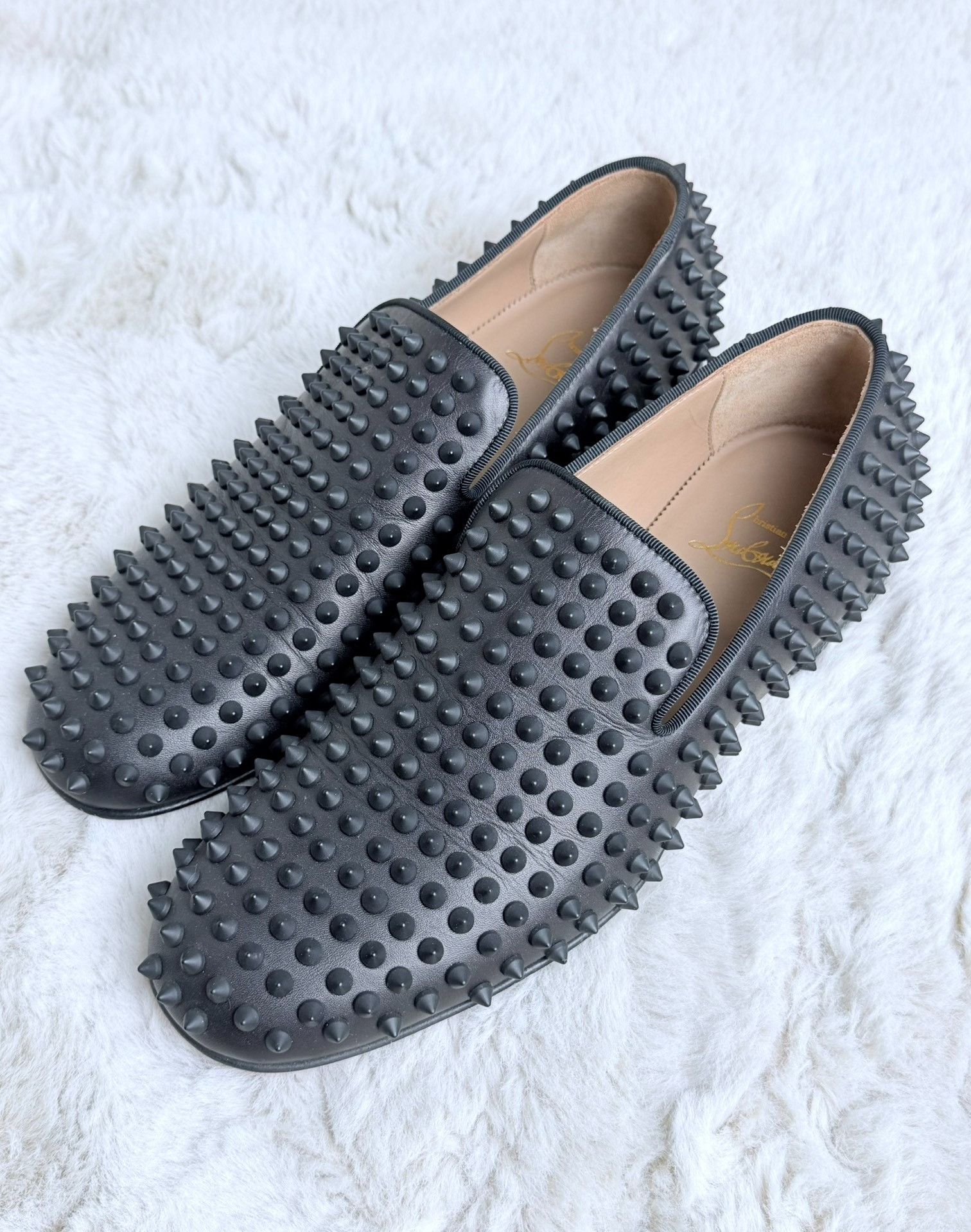 Christian Louboutin Christian Louboutin Black Lowtop Sneakers us_9 Women Size US 9 / IT 39 - 1 Thumbnail