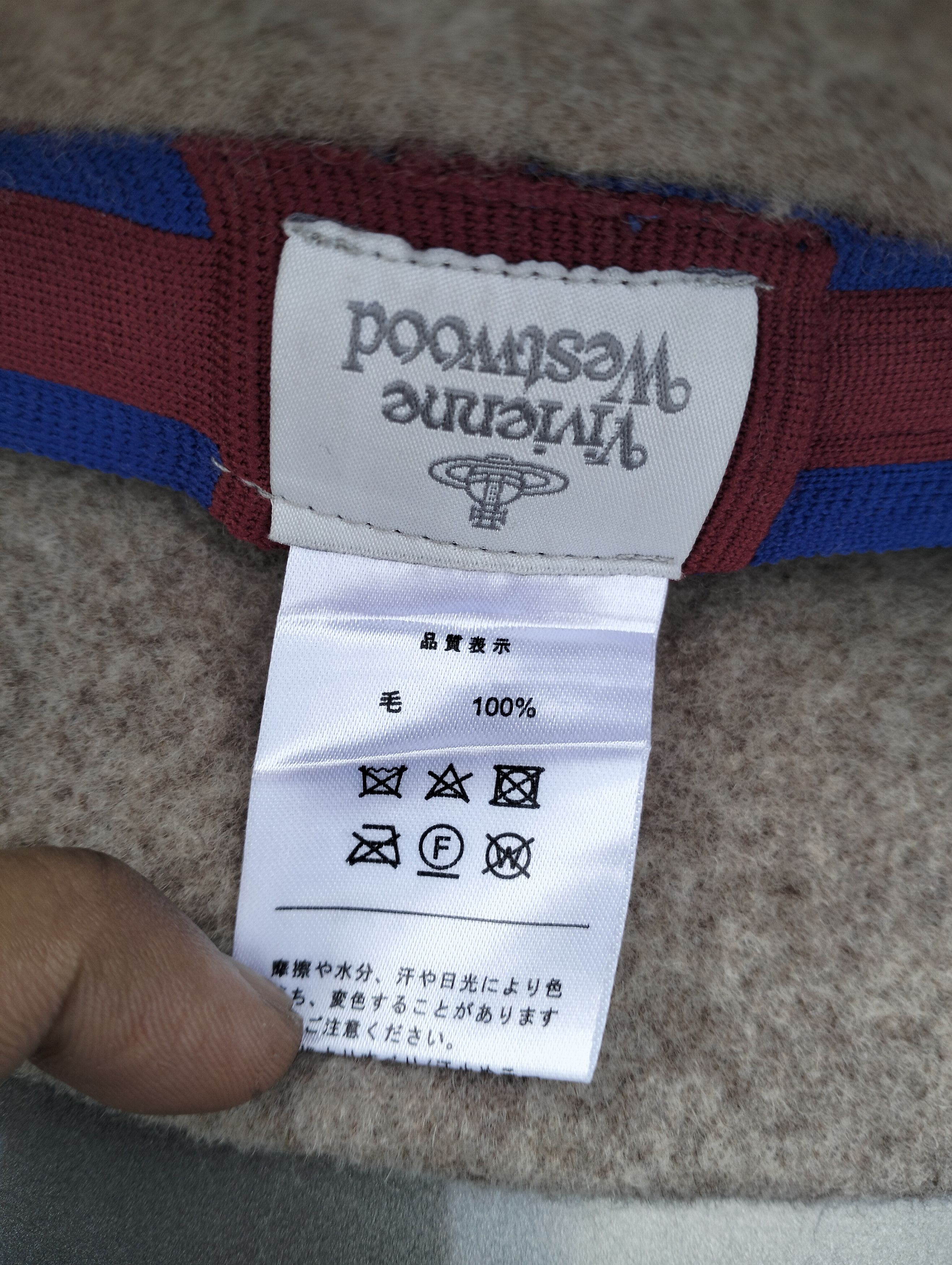 Vivienne Westwood Vivienne Westwood Crochet Wool Hats Embroidered Logo Size ONE SIZE - 11 Thumbnail