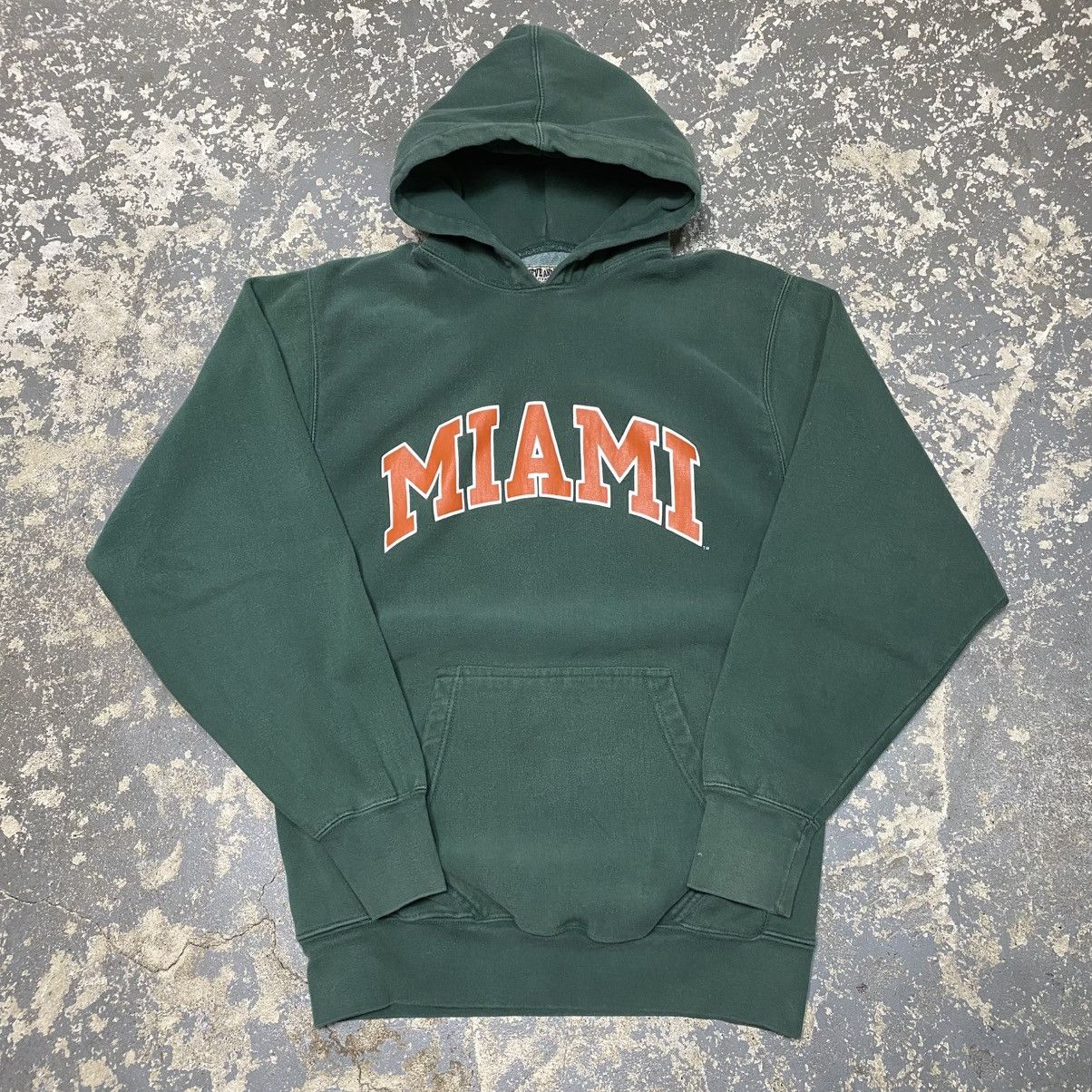 Vintage Vintage Miami University Reverse Weave Hoodie Size US M / EU 48-50 / 2 - 1 Thumbnail