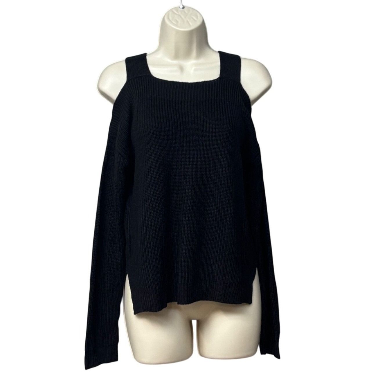 Other Hooked Up by I.O.T Junior’s Cold Shoulder Hi-Low Sweater, Bl Size XS / US 0-2 / IT 36-38 - 7 Thumbnail