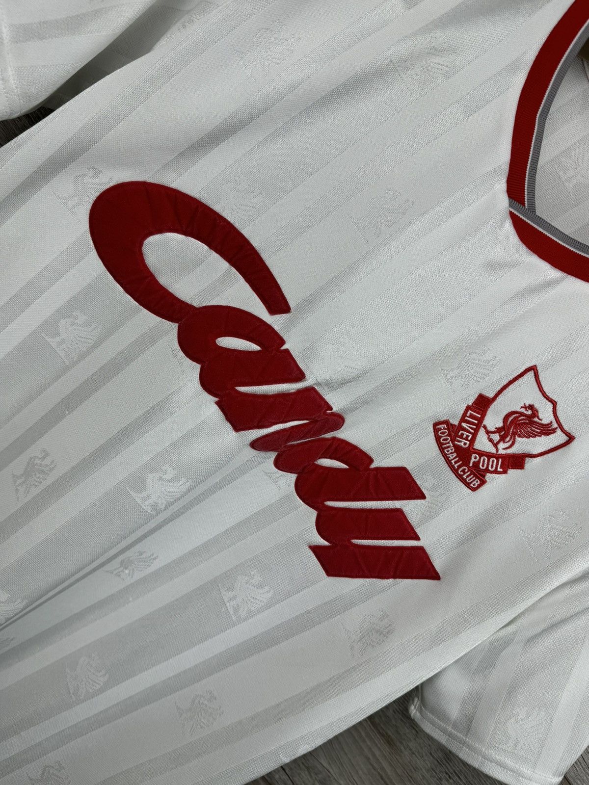 Vintage Liverpool FC 1988-89 Adult Candy 3rd Shirt Tee size M Size US M / EU 48-50 / 2 - 7 Thumbnail