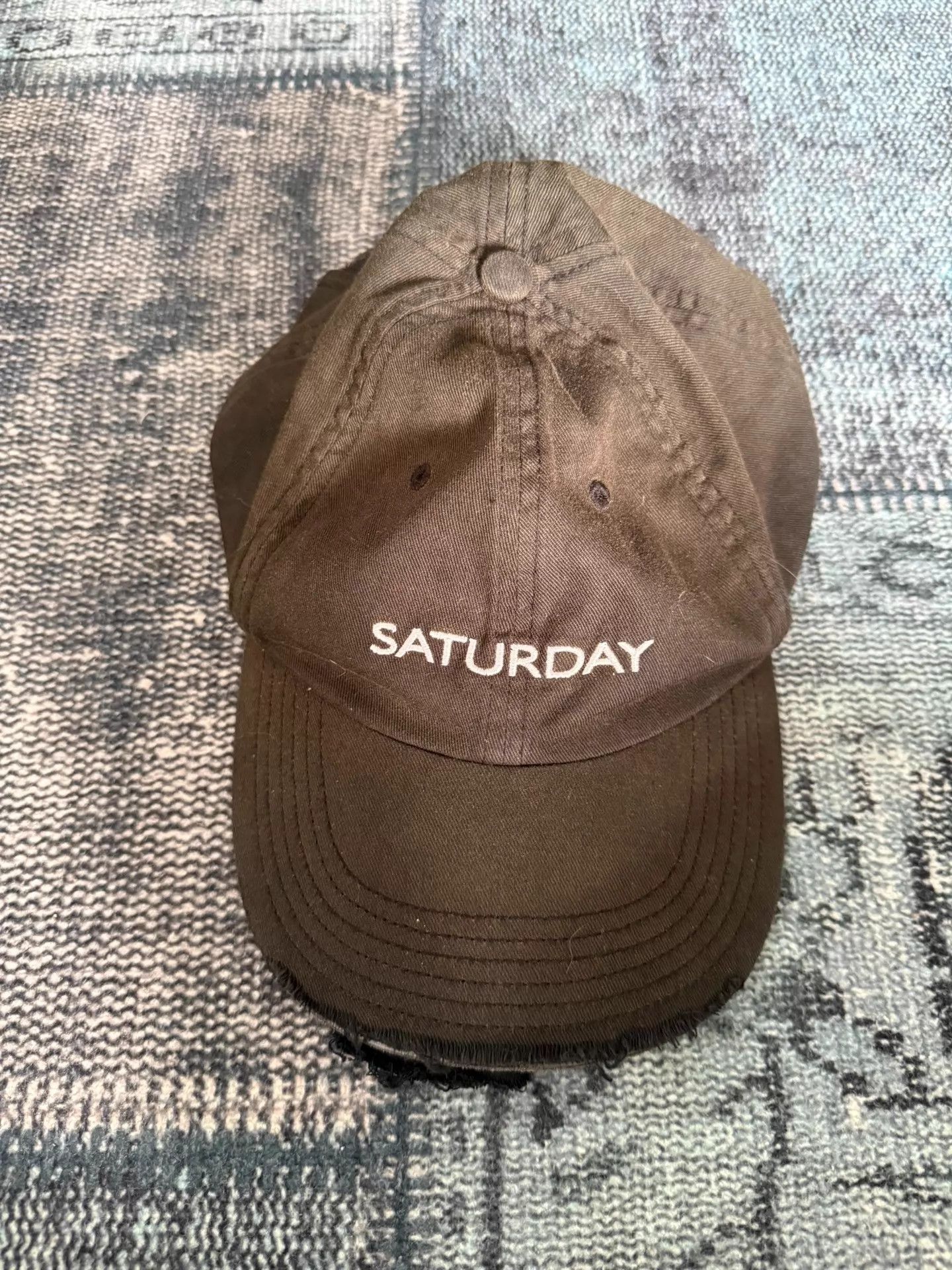Vetements Vetements 18AW Saturday Distressed Cap - Like New Size ONE SIZE - 1 Thumbnail