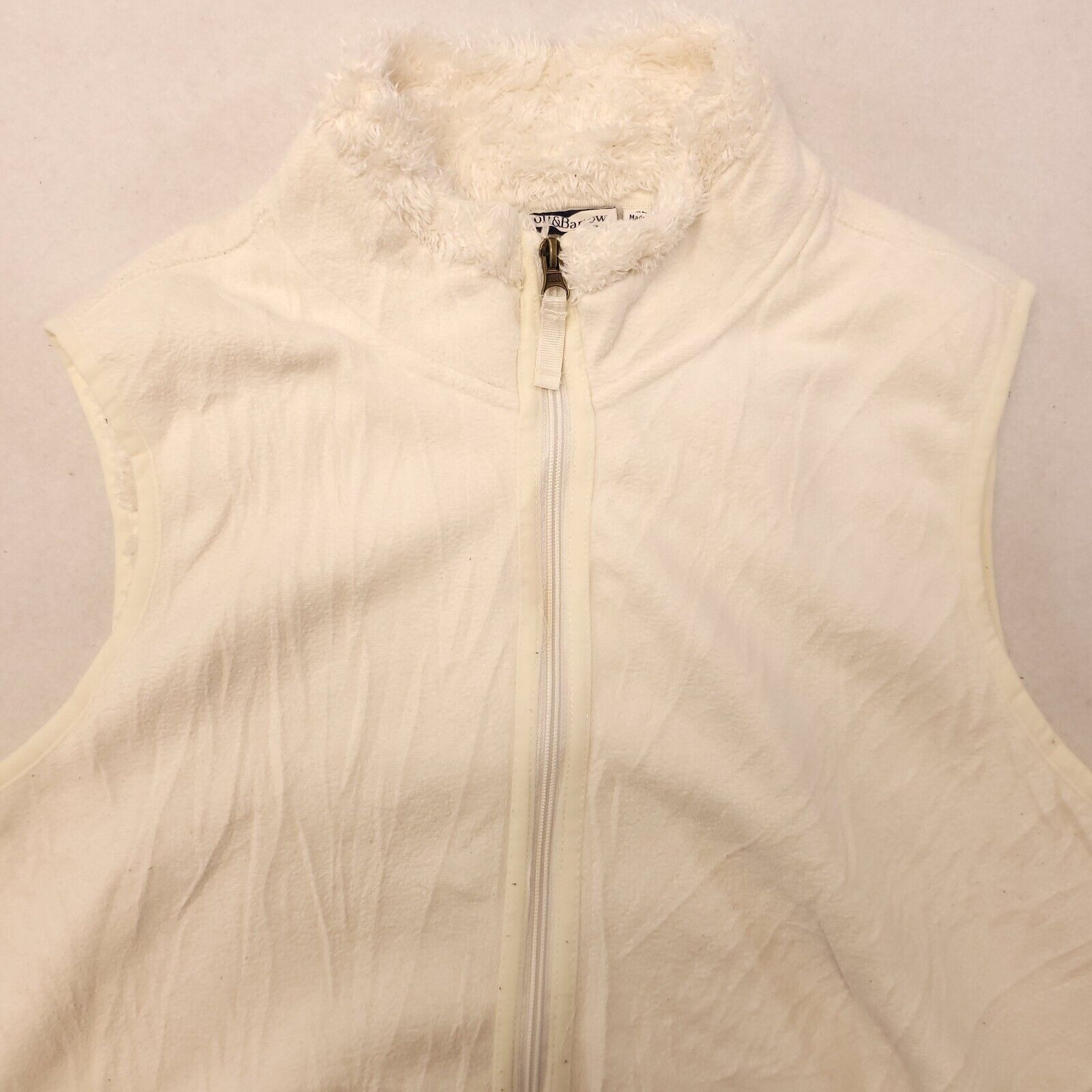 Croft & Barrow Croft & Barrow Sleeveless Jacket Vest Womens Size XL White Size XL / US 12-14 / IT 48-50 - 1 Thumbnail