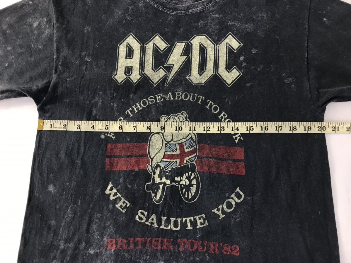 AC/DC × Band Tees Vtg Y2K AC/DC Rock Band British Tour 82 Design Tie Dye Tee Size US M / EU 48-50 / 2 - 6 Thumbnail
