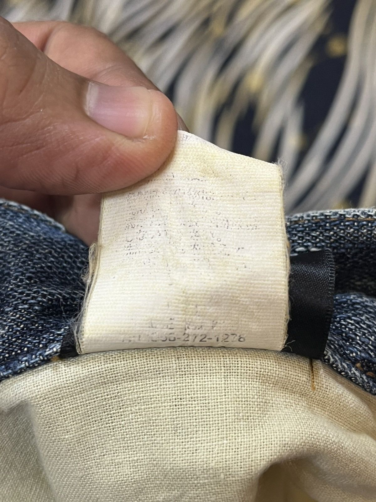Japanese Brand × Vintage Vintage Japanese Brand Baggy Grunhe Distressed Denim Size US 30 / EU 46 - 12 Thumbnail